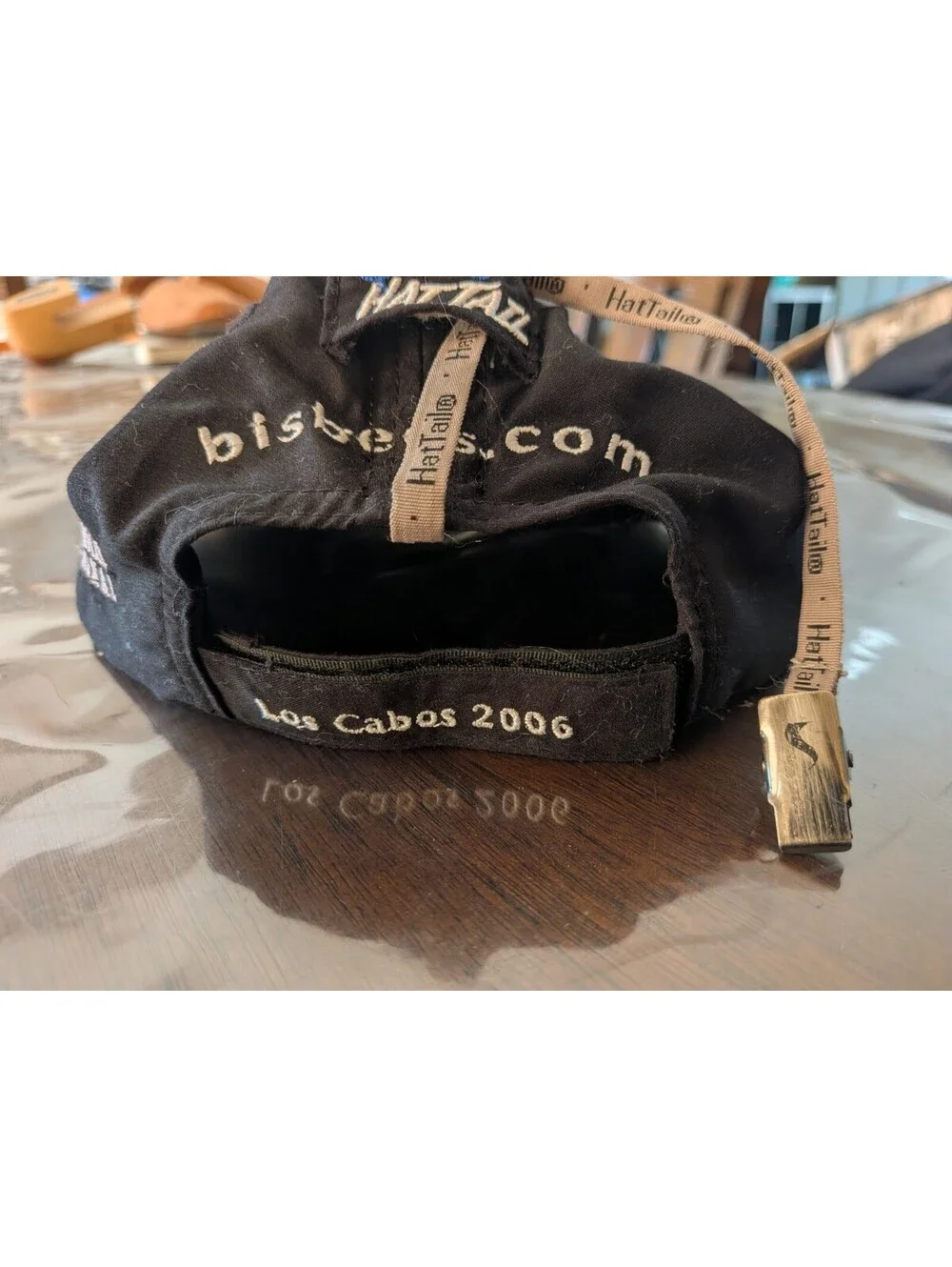 Bisbee's Hat Black Tournament Los Cabo World Richest Tournaments W/Hat Tail